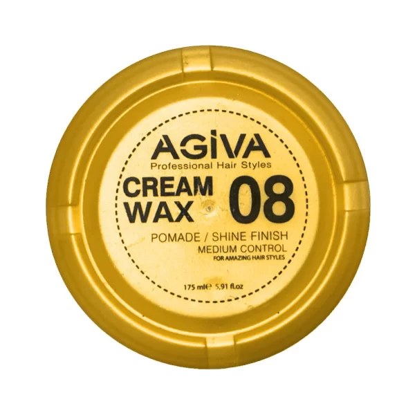 Cera Agiva Cream Wax 08 Efecto Brillante - Control Medio x175ml