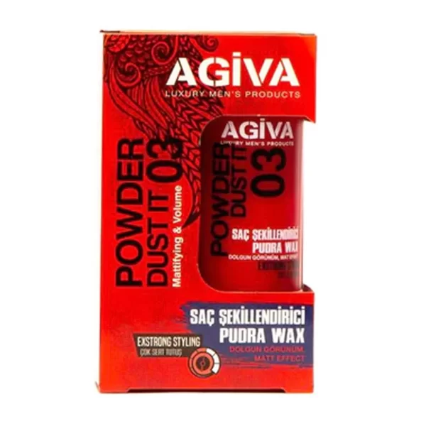 Cera en Polvo Agiva Powder Dust It 03 Fijación Extra Fuerte x20g - Image 2