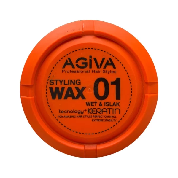 Cera Agiva Styling Wax 01 Efecto Humedo x175ml