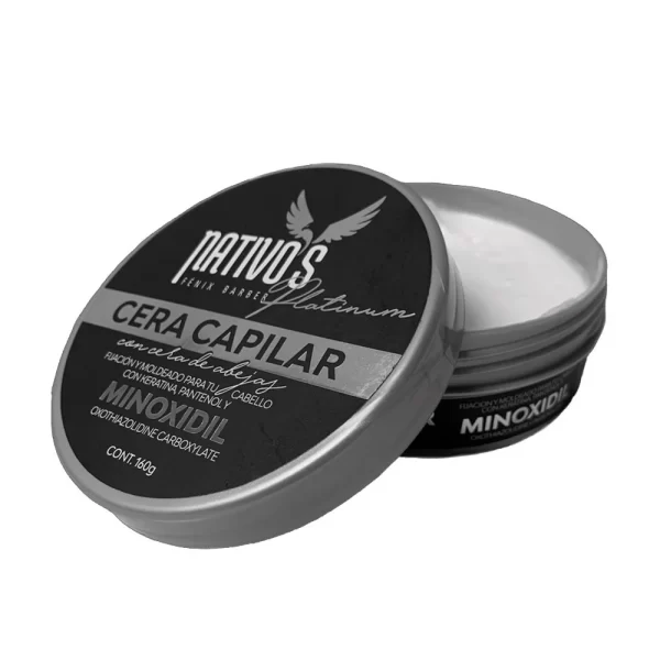 Cera Nativo´s Capilar Platino con Minoxidil x160g