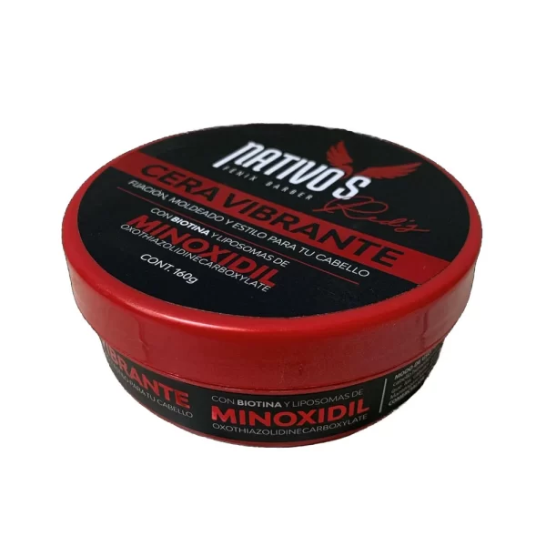 Cera Nativo´s Vibrante Red´s con Minoxidil x160g