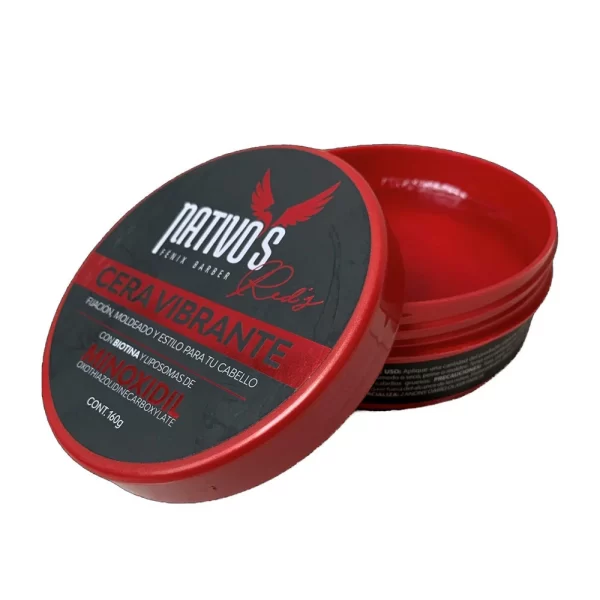 Cera Nativo´s Vibrante Red´s con Minoxidil x160g