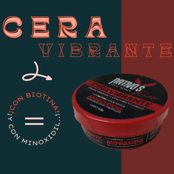 Cera Nativo´s Vibrante Red´s con Minoxidil x160g