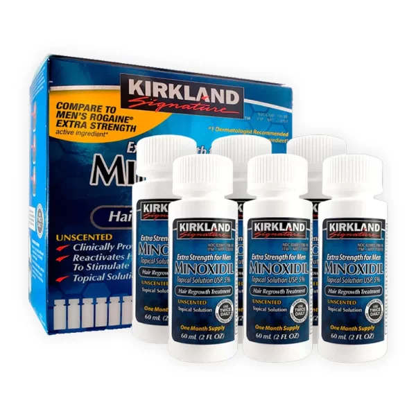 Minoxidil Kirkland 5% x6und x60ml c-u